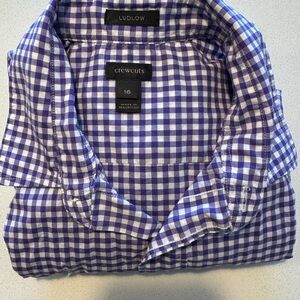 Crewcuts Purple Checkered kid’s  Shirt